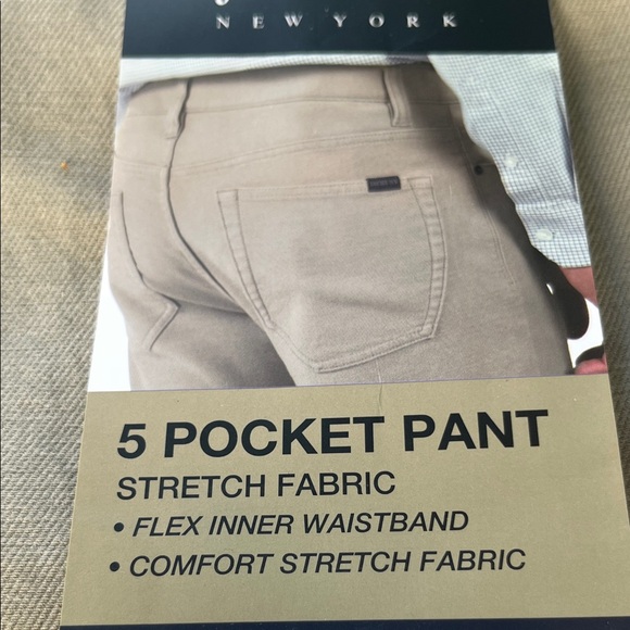 Jachs Beige 5-pocket 32x34 pants stretch nwt - Picture 6 of 7